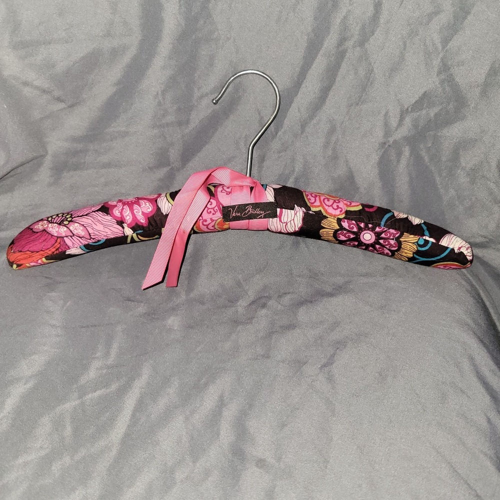 Vera Bradley Pink Mod Floral padded clothes hanger